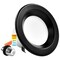 Luxrite 4 Inch LED Recessed Can Light 5 CCT Selectable 2700K-5000K 10W (60W Equivalent) 750LM Dimmable Black LR23790 LR23792-1PK - alternate 1